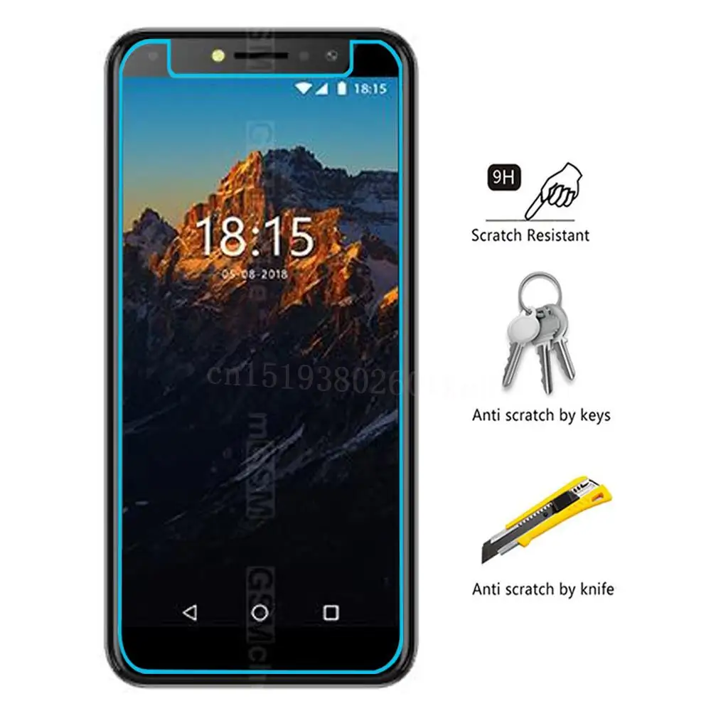 Закаленное стекло для смартфона BQ Mobiie 5519L Fast plus Взрывозащищенная защитная пленка