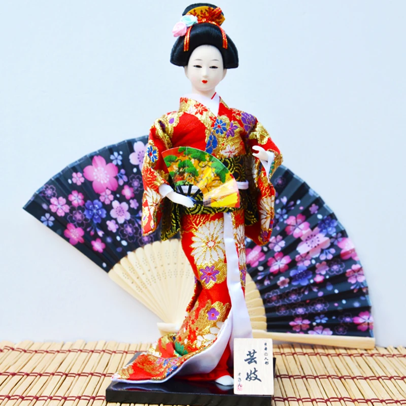 30 см милое японское кимоно кукла гейша новый дом украшение для офиса подарок на