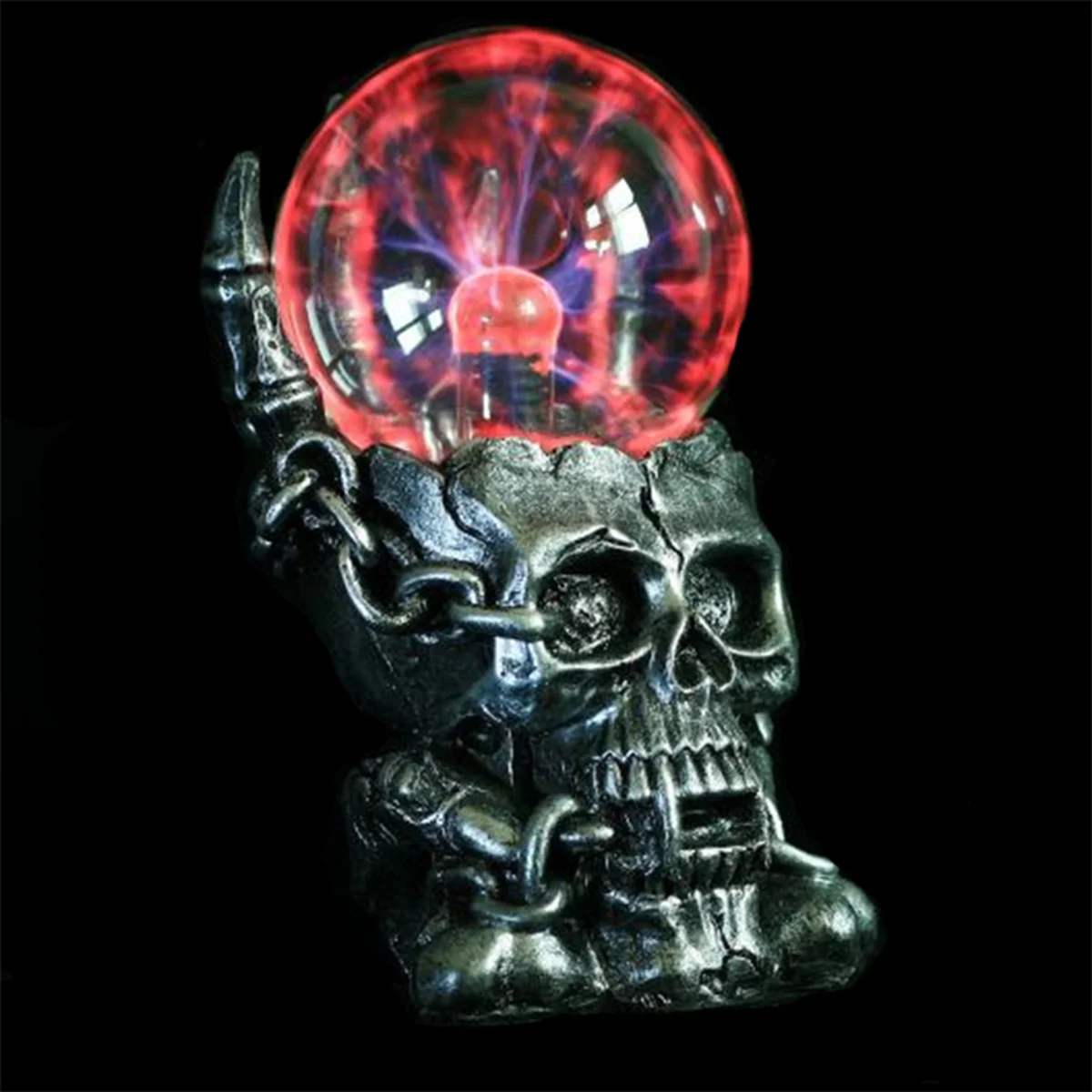 Волшебный шар двойная головка плазменный дракон хрустальный акцентная лампа в