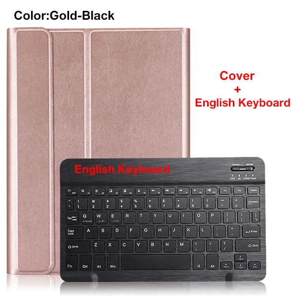 Чехол с клавиатурой для iPad 10,2, чехол с карандашом для Apple iPad 7 поколения A2200 A2198, беспроводная клавиатура - Цвет: 19IPAD102 BCBTEN MGJ