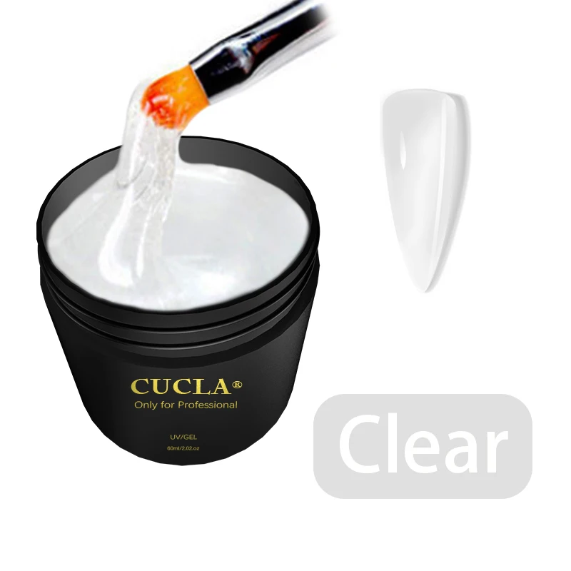

15Colors 60ml CUCLA Nail Extension Gel Nail Model Phototherapy Gel UV Glue Crystal Extension Gel 8ml UV Acryl Gel Nail Art Tool