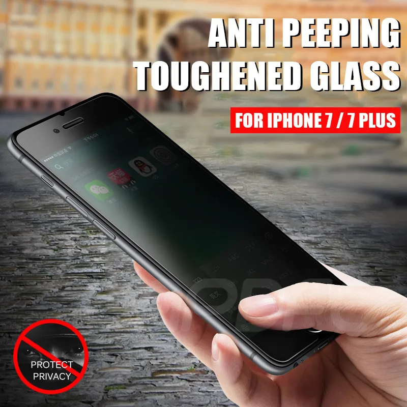 Антишпионское закаленное стекло для iPhone X, XR, XS, 11 Pro, Max, Защита экрана для конфиденциальности iPhone 8, 7, 6, 6S Plus, 5S, SE, защитное стекло, пленка