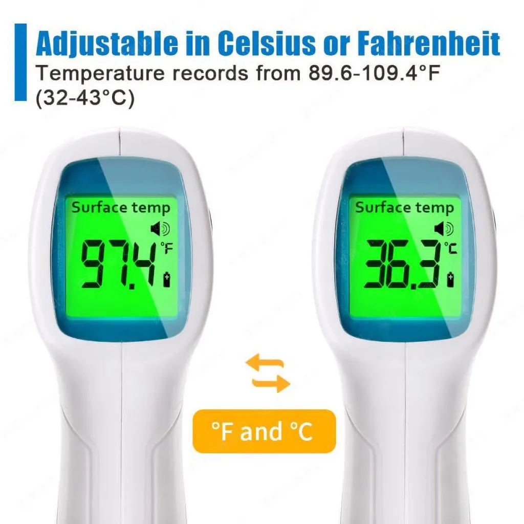 

LCD Digital Non-contact IR Infrared Thermometer Forehead Body Temperature Tool Body Termometro Infrared Body Fever IR Children