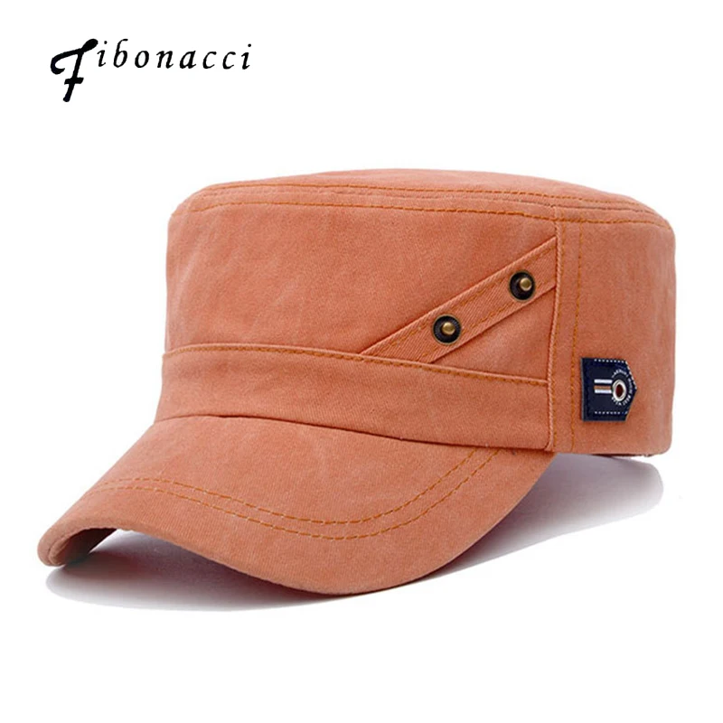 

Кепка в стиле милитари Мужская, Классическая винтажная регулируемая, с плоским верхом, весна-лето