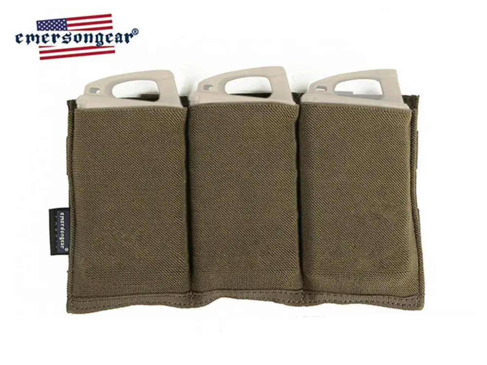 Emersongear тройной M4 чехол быстро журнал Molle страйкбол EM2388RG | Спорт и развлечения
