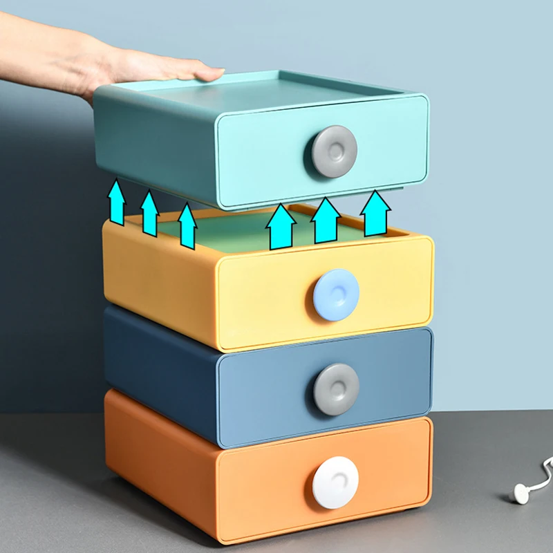

New Drawer Design Type Storage Box Room Desktop Storage Box Multifunction Organizer Storage Box For Office Drop Shipping