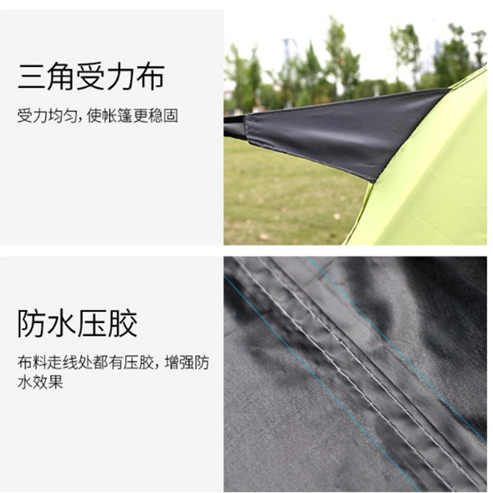 HEWOLF 2 человек 4 Сезона Палатка палатки для кемпинга на открытом воздухе 210T 210D