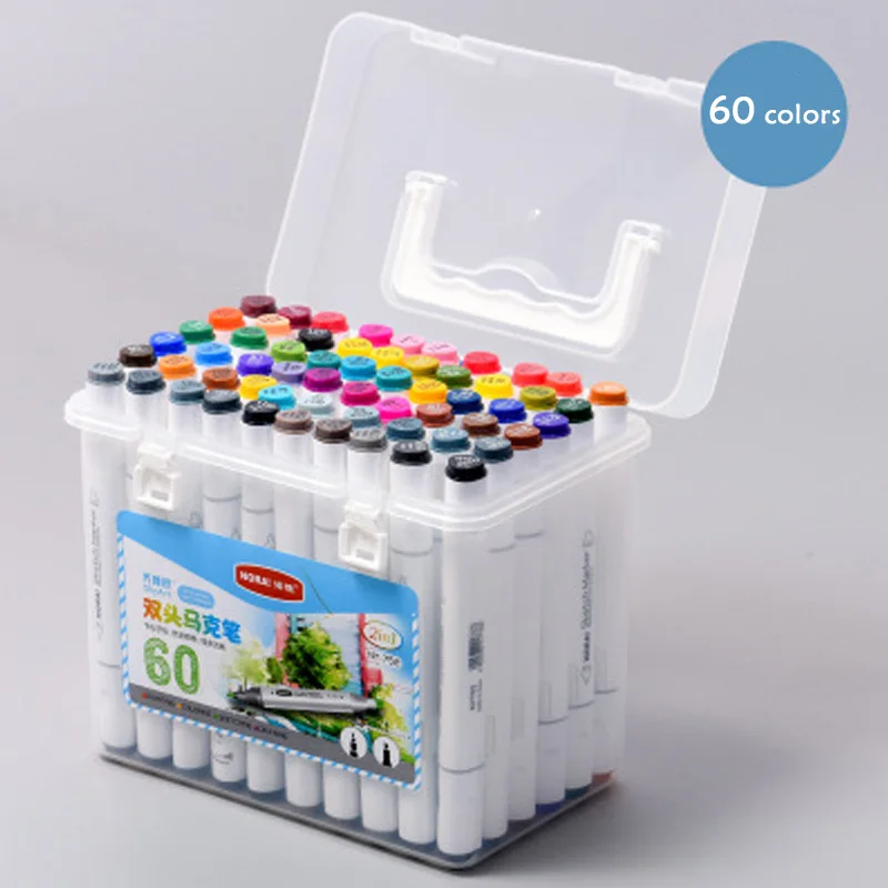 

60/48/36 Felt-tip Pen Special Mark Watercolor Pen art Supplies Sketch art Pen Double-Headed Comic Drawing Pen School Supplies