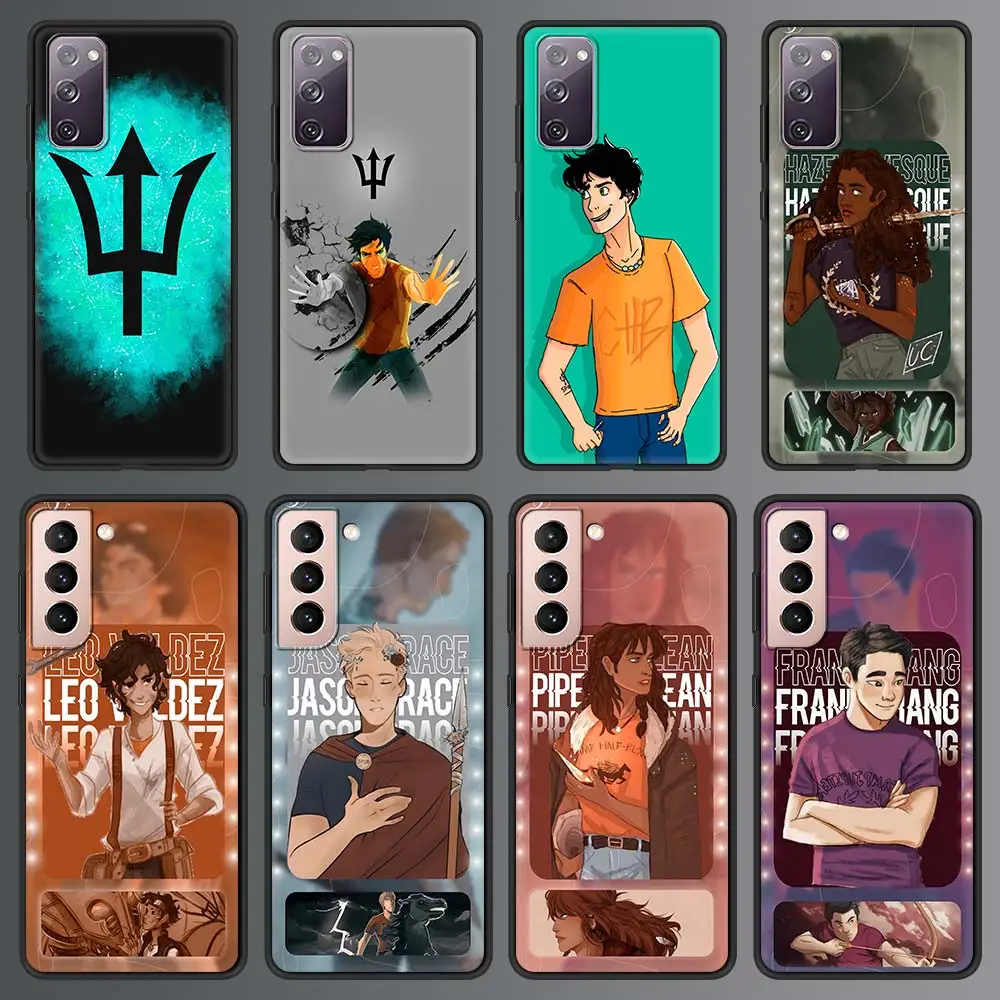 

Cartoon Movie P-Percy Jackson Case For Samsung Galaxy S21 Ultra S20 FE S10 S9 Plus S10E S8 Silicone Black Phone Cover TPU Shell