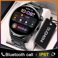 2021 fashion men smartwatch bluetooth call sport mens watch heart rate monitoring weather display luxury smart watch for man