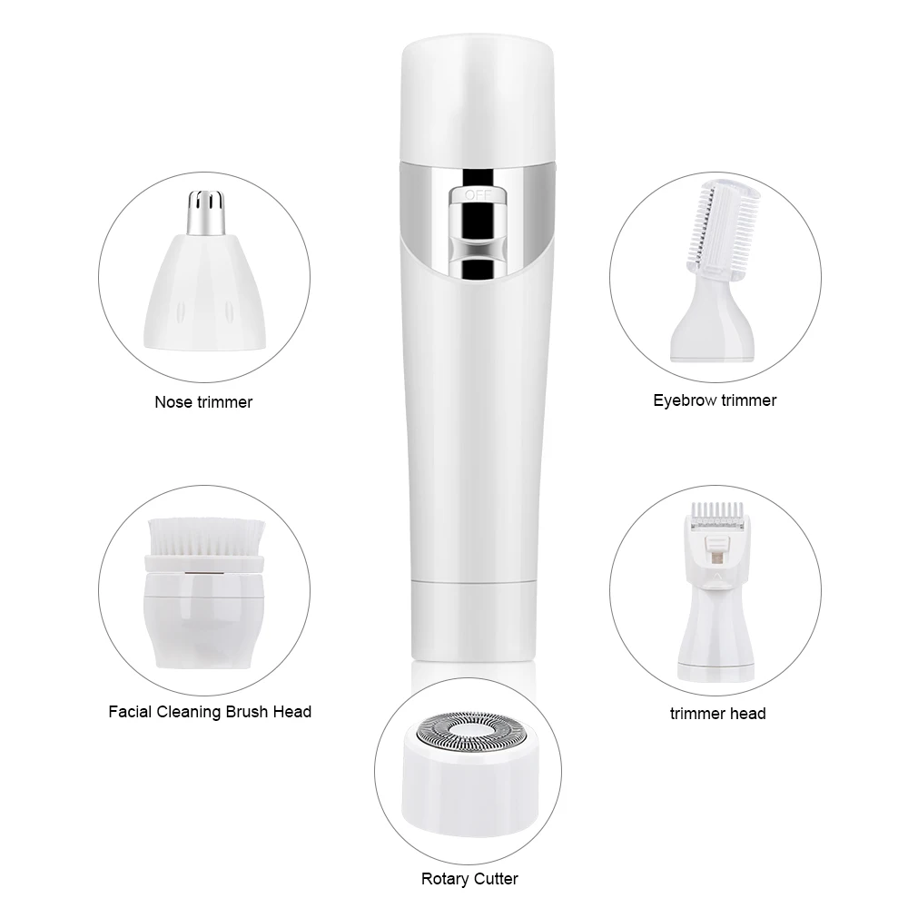 Эпилятор женский 5 в 1 с USB зарядкой устройство для безболезненного удаления волос