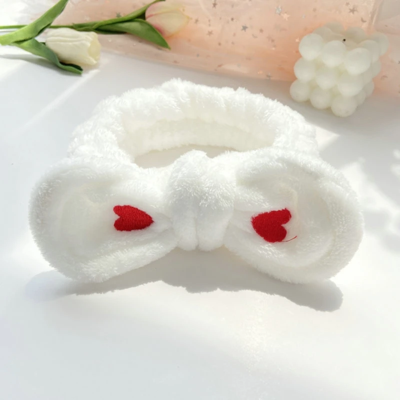 

9 Styles Women Lovely Soft Carol Fleece Makeup Cosmetic Shower Elastic Hair Band XX9D