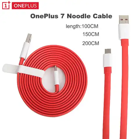 Оригинальный деформационный кабель OnePlus 30 Вт, 100 см/150 см/200 см, лазерный кабель USB Type-C для Oneplus 7Pro/7/6T/6/5T/5/3T/3