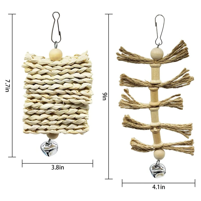15 упаковок деревянные игрушки для жевания в виде попугаев | Дом и сад