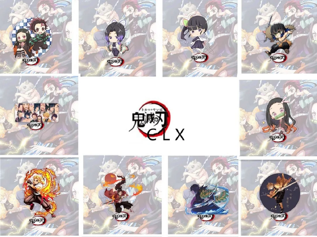 

Hot Anime Demon Slayer Kimetsu No Yaiba Kamado Tanjirou Nezuko Kanawo Zenitsu Inosuke Giyuu Acrylic Stand Figure Model Gift Toys