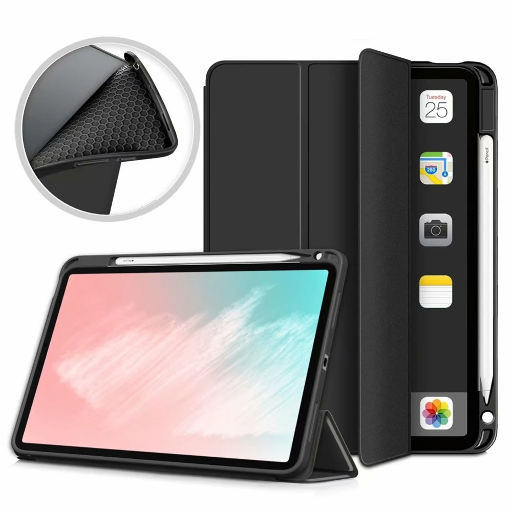 

Чехол для Apple iPad Air 4 10,9 дюйма 2020 дюймов, чехол для планшета, Магнитный чехол для iPad Air 4 2020 10,9 дюйма с держателем для ручки, чехол
