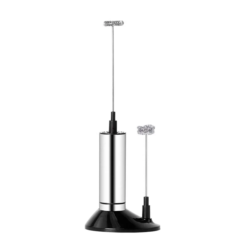 Электрический молочный пентер 2 венчика ручной пенообразователь кухонный миксер