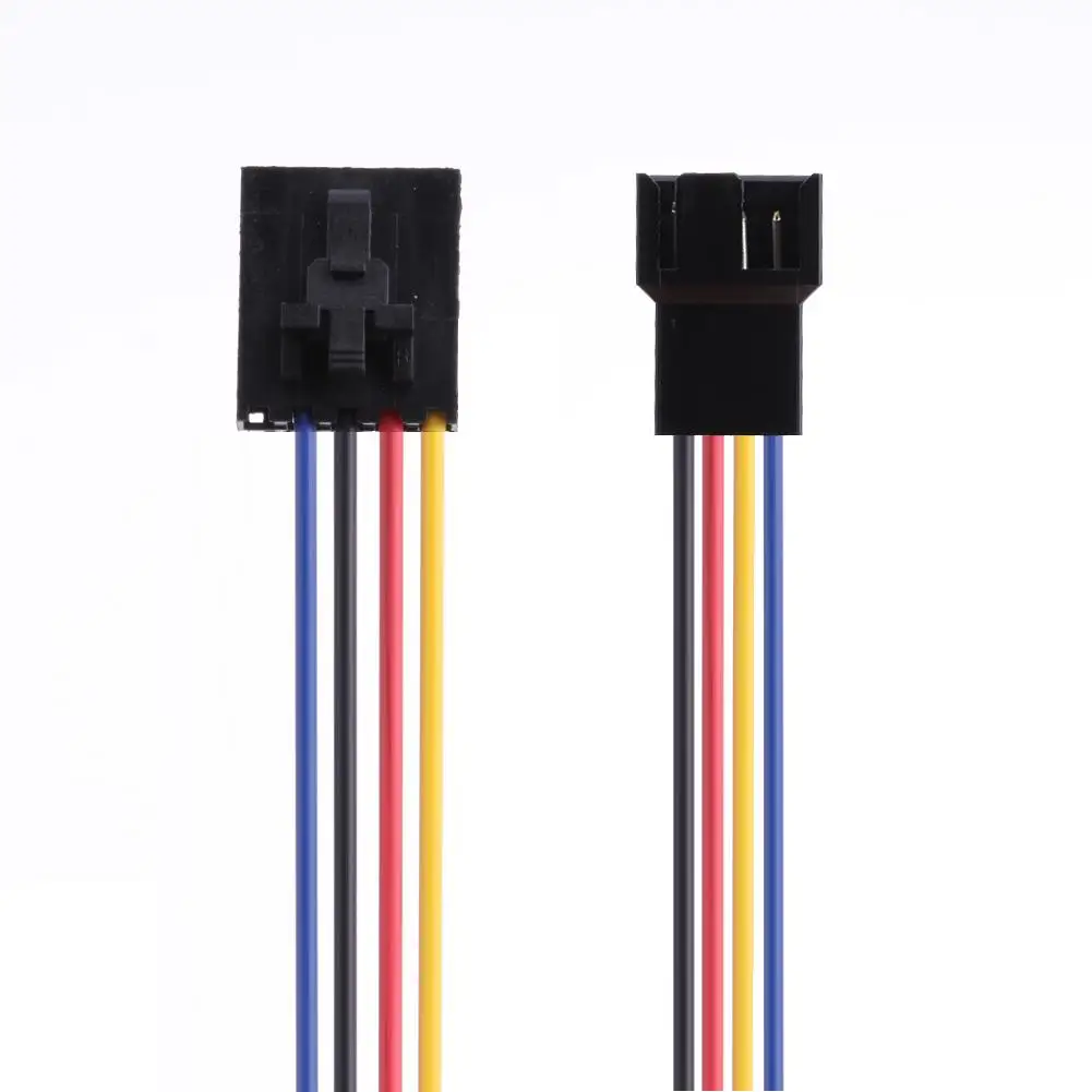 

Newest 5Pin to 4Pin Computer Cooling Fan Connector Adapter Converter Extension Cable Wire Cord for Dell PC Laptop Accessories
