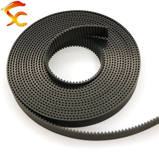 

3Meters/lot HTD 3M 10mm timing belt Width 10mm Polyurethane with steel Wire Color Black Open Belt 3M-10 for Laser Engraving CNC