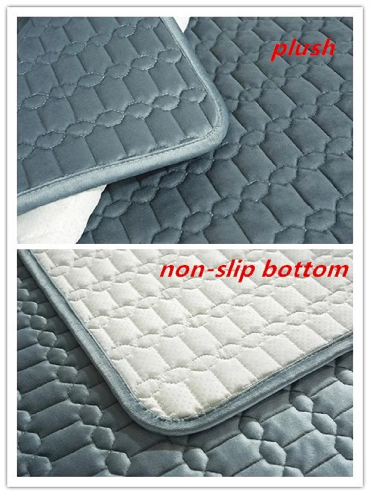 Бархатный Чехол для дивана в скандинавском стиле плотный однотонный