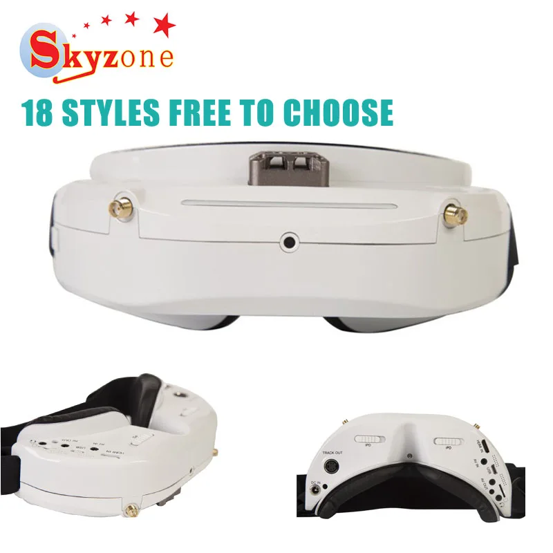 Skyzone SKY03O Oled /SKY03S 5.8GHz 48CH Diversity FPV Goggles Support OSD DVR HDMI & Head Fan LED For RC Drone Accs | Игрушки и хобби