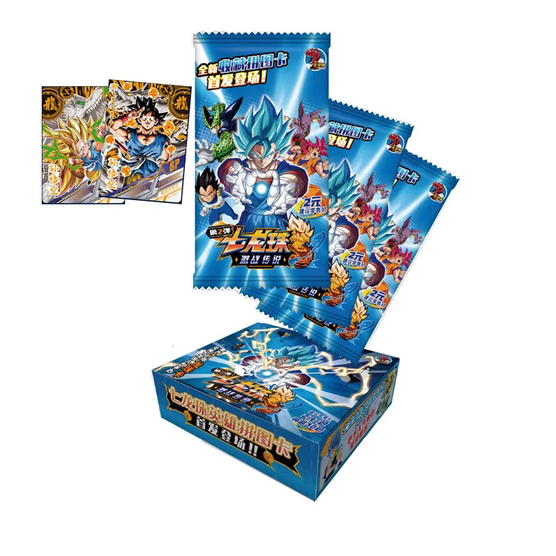 2021 новые карты Dragon Ball второго поколения карточная игра бронзовая карта Супер Saiyan