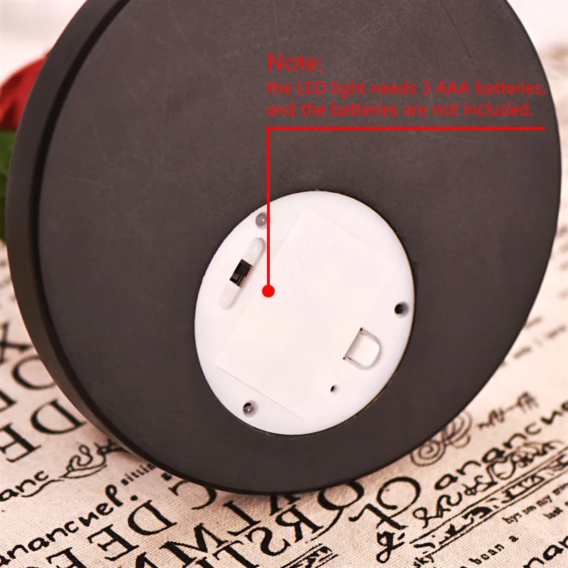 Светодиодная красивая роза и зверь красный фонарь струнная настольная лампа