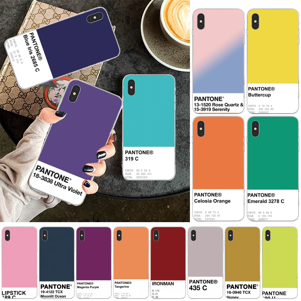 Caliente схема калибровки Pantone изготовленный на заказ мягкий чехол для телефона с