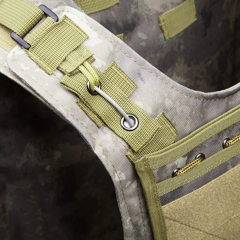 

Outlife Tactical Molle Airsoft Vest Military Field Battle Paintball Combat Protective Outdoor Hunting Plate