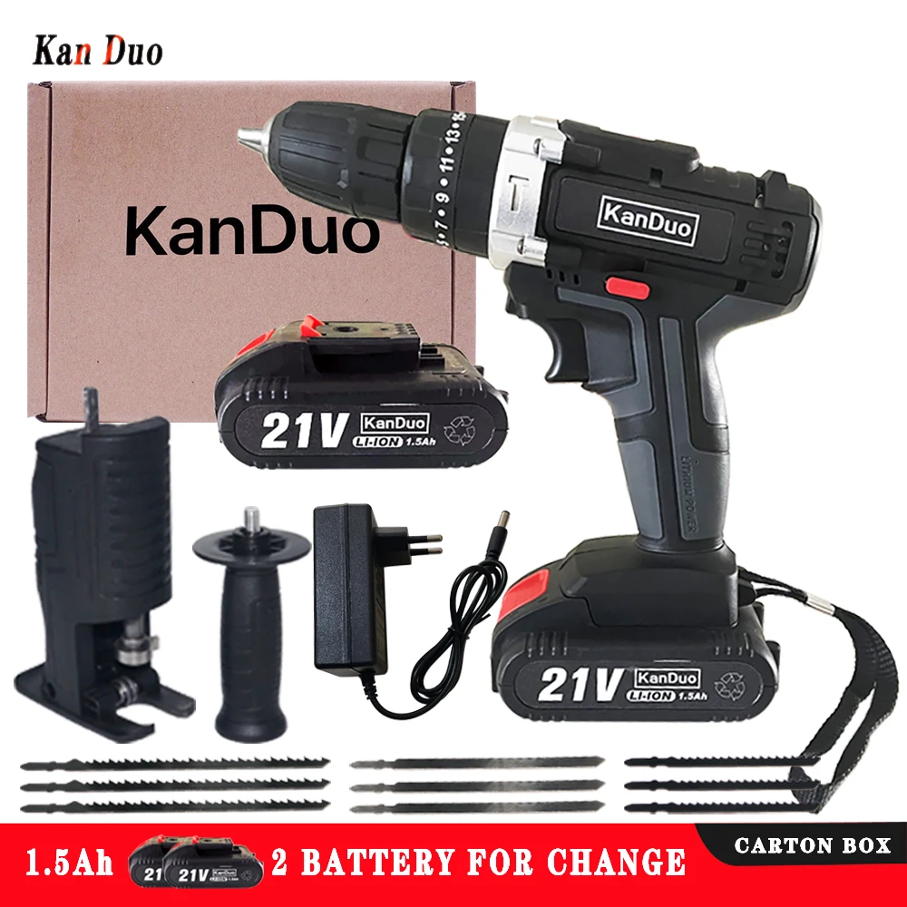 Сабельная пила шуруповерт перкуссионная дрель многофункциональная комбинация