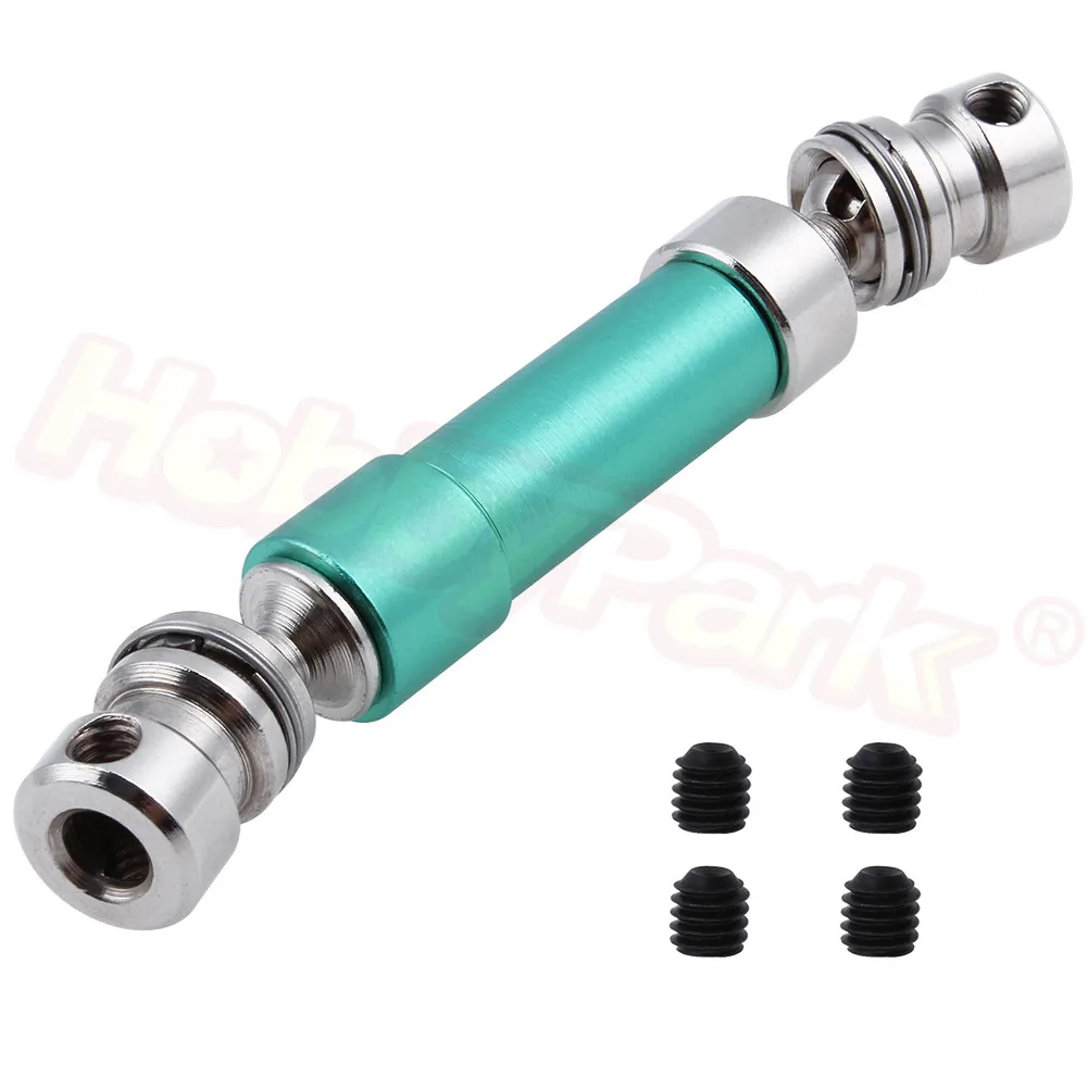 Green 7879 Стальной металлический задний приводной вал CVD для WLtoys 12428 12423 1/12 RC автомобиль гусеничный короткий ход грузовик запчасти для обновления - Цвет: Green 7879