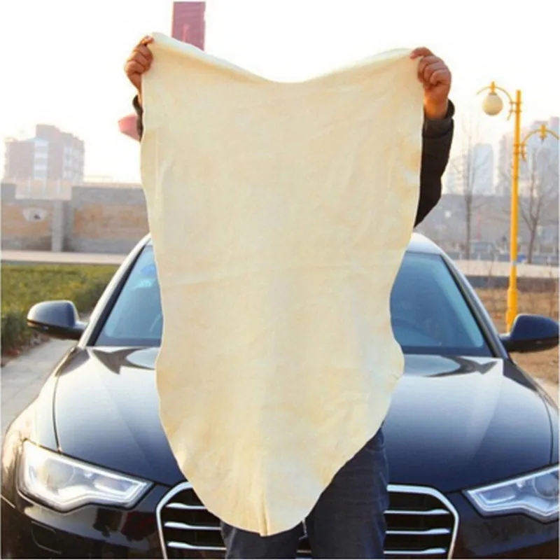 

Natural Chamois Leather Car Cleaning Cloths Washing Suede Absorbent Towel New Windows clean Chamois Leather Cloth
