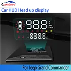 Автомобильный дисплей HUD для Jeep Grand Commander 2018  2019 проекционный спидометр, экран для безопасного вождения, бортовой компьютер