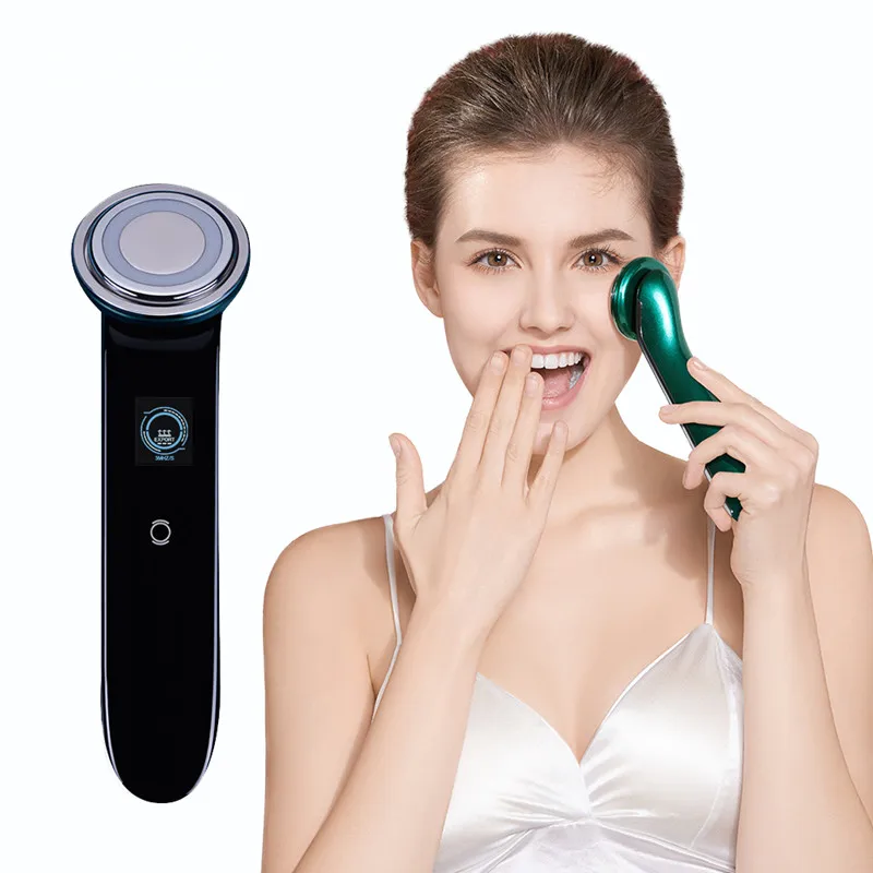Koop Ultrasone Facial Radio Frequentie Instrument Gezichtsverzorging Anti-Aging Huidverjonging Schoonheid Spuit Massager Voor Gezicht Huidverzorging