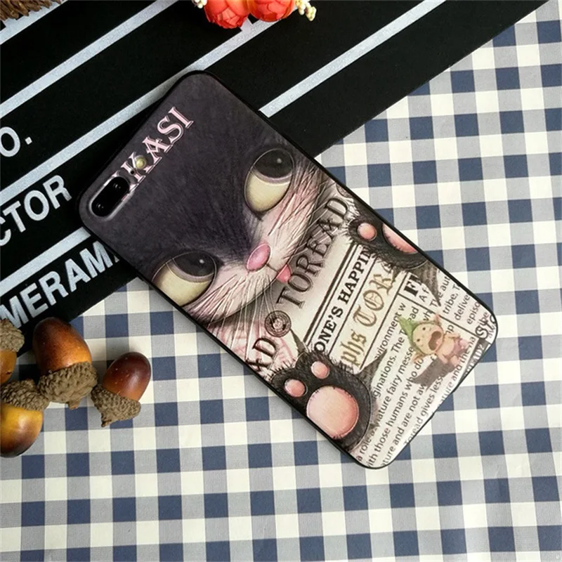 

Cartoon Cute Cat Phone Case For Iphone 11 12 Mini PRO XR X XS MAX 6 6s 7 8 Plus 5 5s SE 2021 TPU Anti-Drop Soft Cover