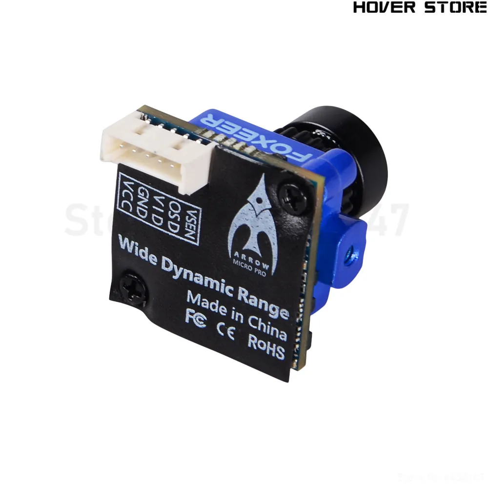 Высококачественный Foxeer Arrow Mini/standard/Micro Pro PAL FPV камера 1,8/2,1 мм с OSD черный/синий/красный для FPV RC Дрон