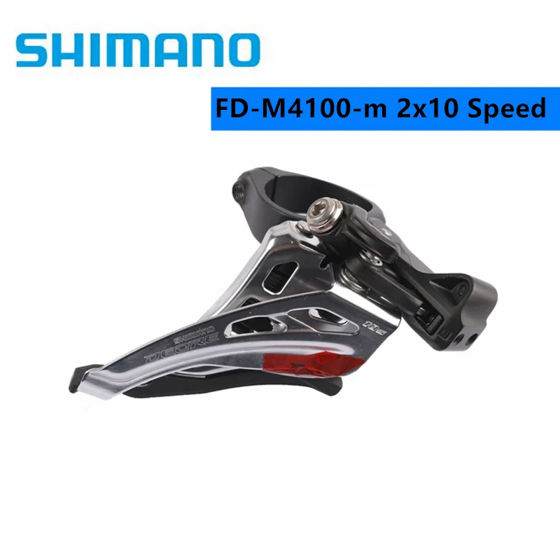 

Shimano Deore FD-M4100-M M617 34.9mm Clamp Front Derailleur MTB Mountain Bike M Bracket 2x10 Speed Cycling Parts