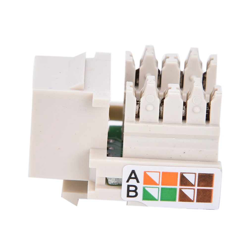 RJ45 отверстие Keystone Jack CAT5 сеть Ethernet белый 3 см x 2 CAT6 | Компьютеры и офис