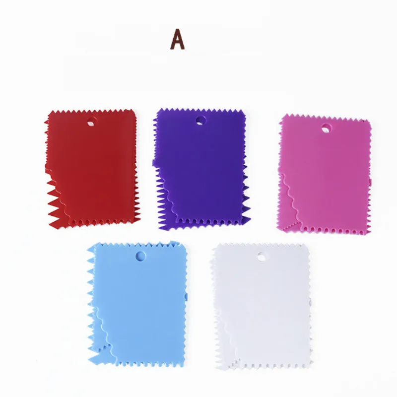 3 шт./лот слайсер для теста шпатель крема торта скребок лезвие силиконовый