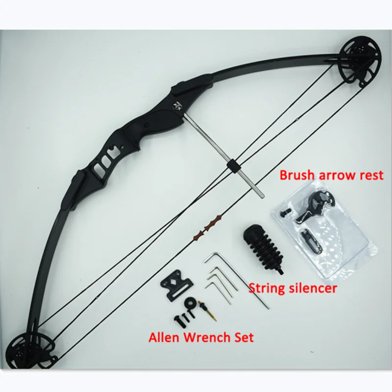 Профессиональный охотничий блочный лук для правой руки 30-45 фунтов Junxing мощный