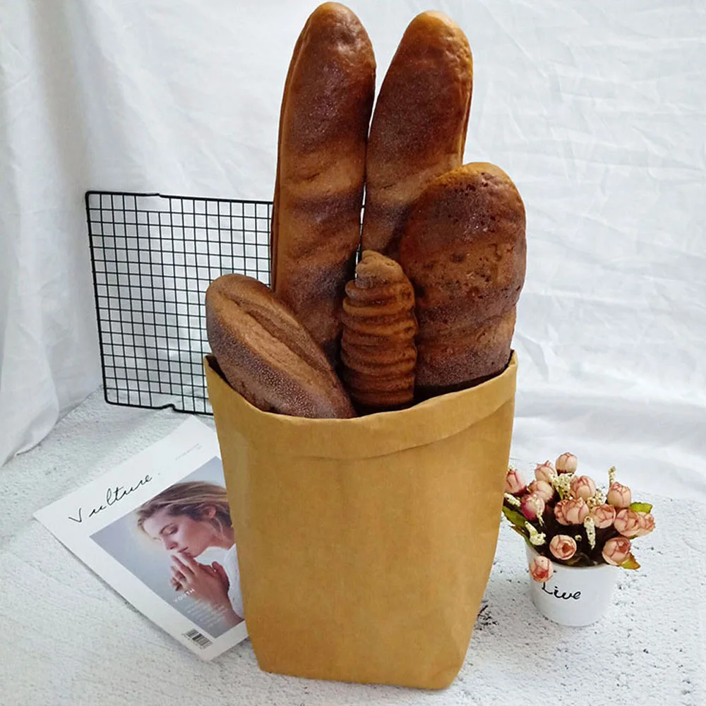 

artificial simulation black rye bread store shop decor Loaf rolls Danish pastry french baguette miche croissant bread model