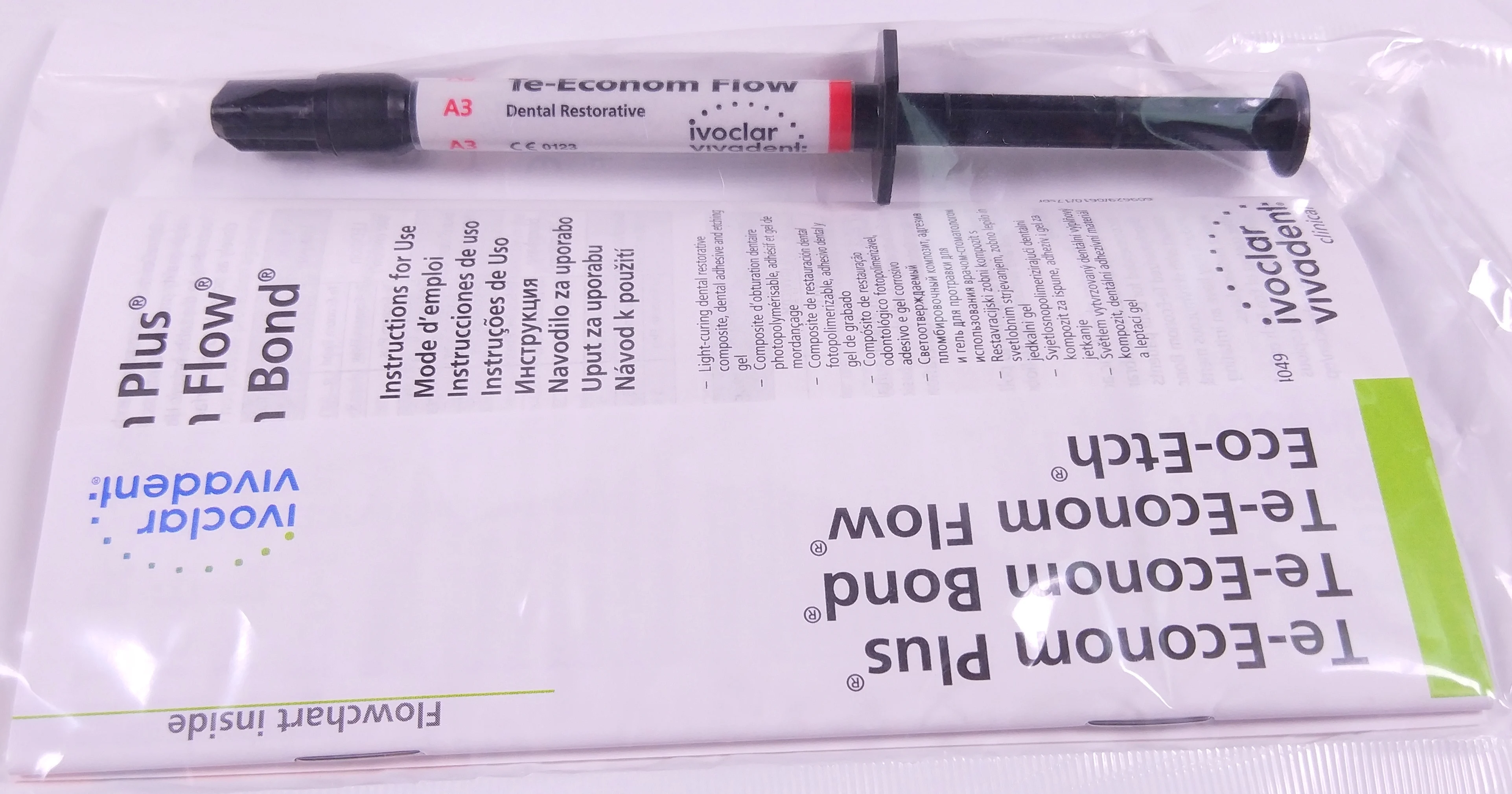 

Стоматологический композитный светильник отверждаемый шприц A3 Ivoclar Vivadent, наполняющий материал для зубов