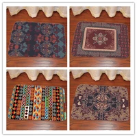 creative fashion door mat retro background vintage geometric printing doormat entrance carpet floor mat