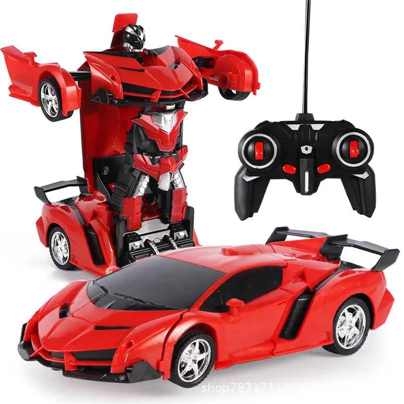 

2 in 1 Electric RC Car Transformation Robots Children Boys Toys Outdoor Remote Control Sports Deformation Car Robots Model Toy