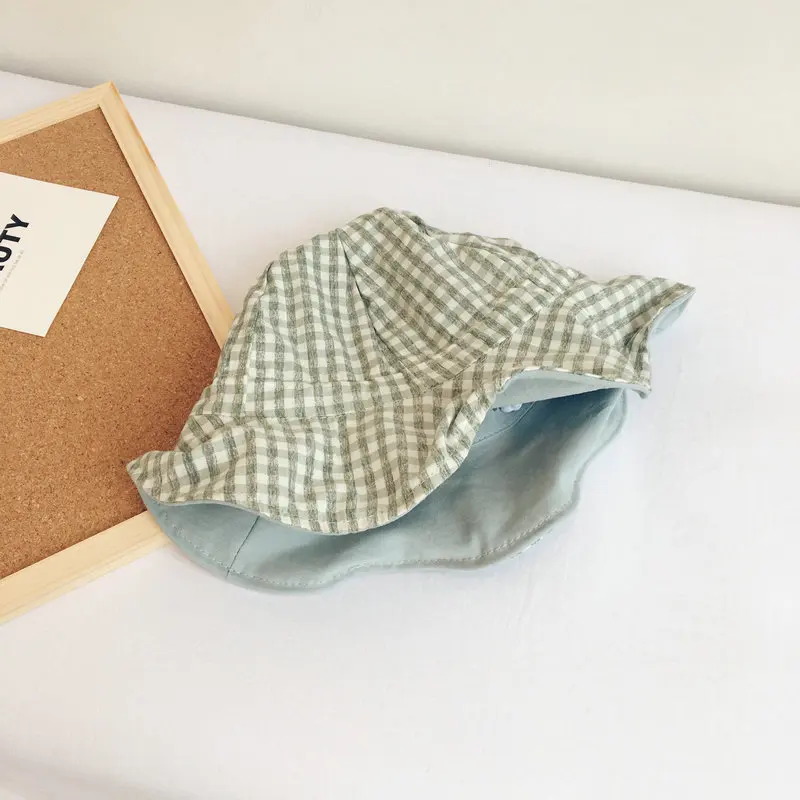 

2020 new style solid color two sides Bucket Hat Fisherman Hat outdoor travel hat Sun Cap Hats for children boys and girls 84