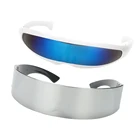 Солнцезащитные очки для косплевечерние, серебристые, унисекс, для взрослых и детей, 2 шт.