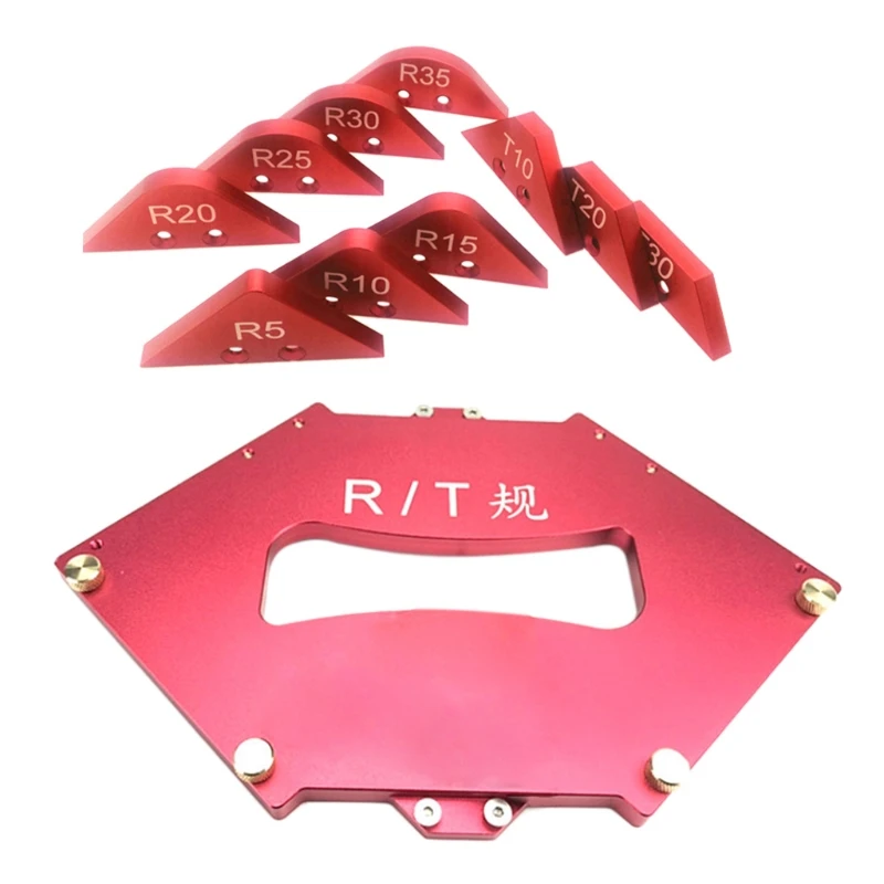 

Router Table Corner Trimmer Jig Radius Chamfer Profile Template Trimming Machine