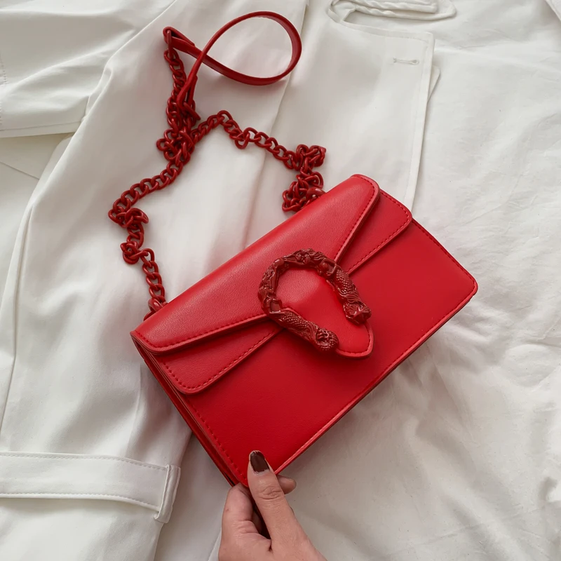 

Sexy Luxury Designer Women Bag Fashion Brand PU Leather Messenger Bag Designer Chain Shoulder Crossbody Bag Female Handbag Lady