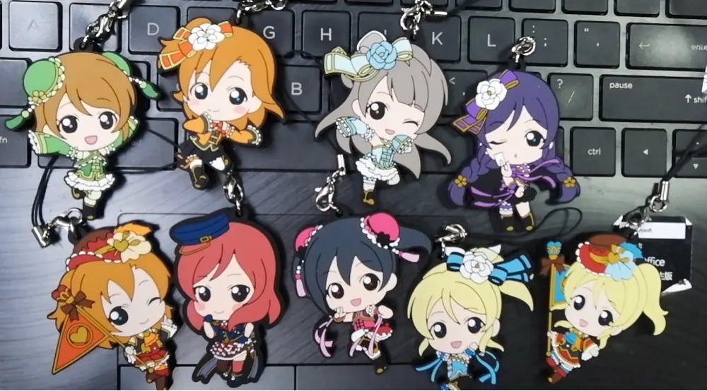 Брелок для ключей из аниме Love Live высылается случайным образом Нико Рин Umi маки