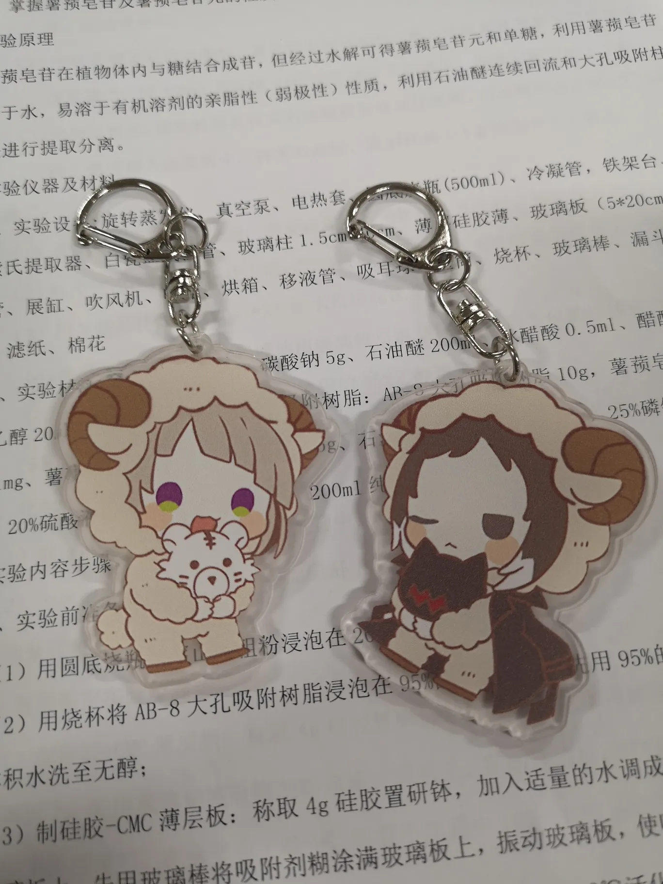 

Anime Bungo Stray Dogs Dazai Osamu Nakajima Atsushi Bags Pendant Keychain Acrylic Keyring Cosplay Decor sheep Series Q Version